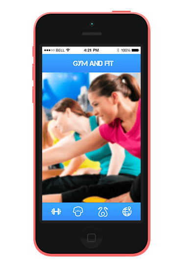 мобильное приложение для фитнес-клуба