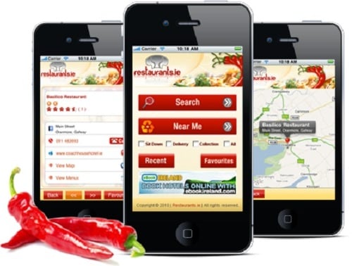 Development of mobile app for restaurant