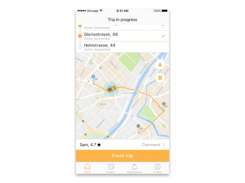 taxi app solution