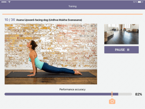 yoga teacher creating