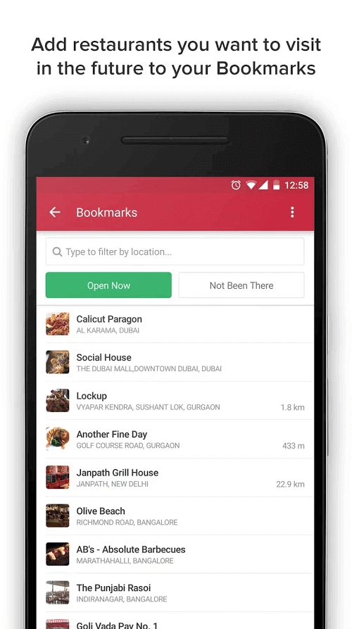 create an app like zomato